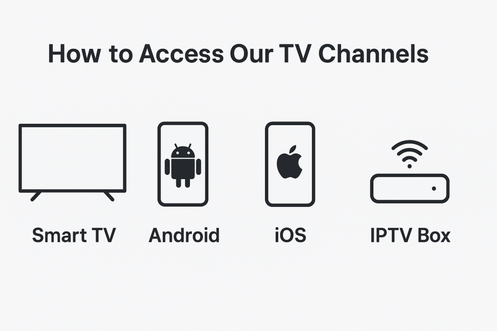MaxCanales IPTV – Watch Channels, Movies & Series Seamlessly MaxCanales IPTV dashboard showing live TV channels, movies, and series – best IPTV service for worldwide streaming